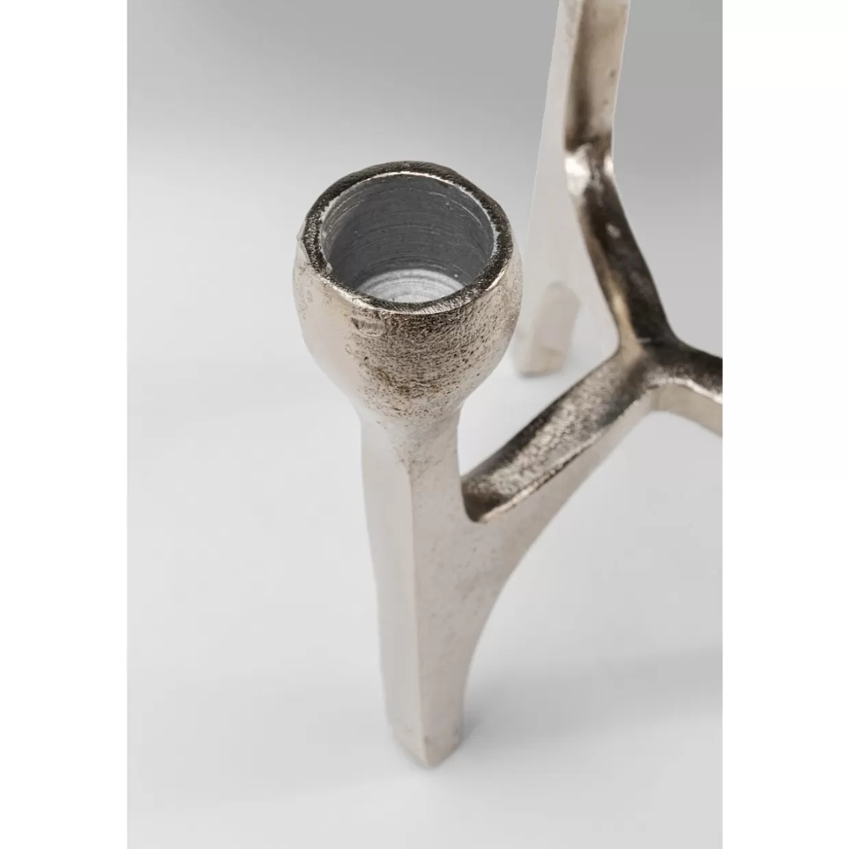 Luminaria Stacky Argento 15cm - Portacandele Moderno con Design KARE per Atmosfere Intime

(：，，，，)
