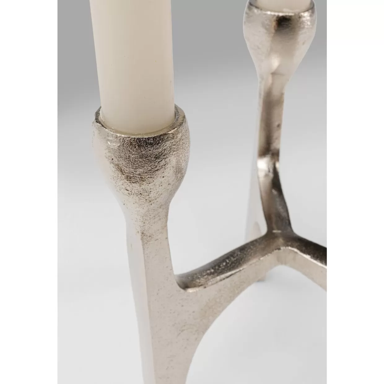 Luminaria Stacky Argento 15cm - Portacandele Moderno con Design KARE per Atmosfere Intime

(：，，，，)