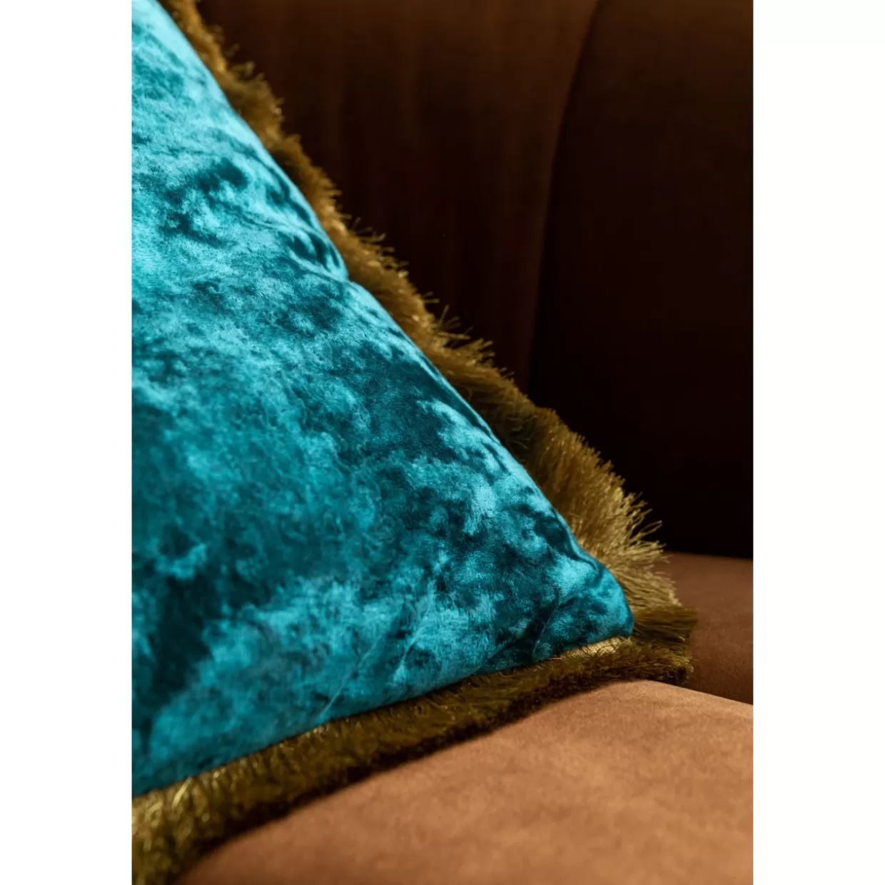 Cuscino Decorativo Cannes Blu Petrolio 45x45 cm - Design Moderno by KARE