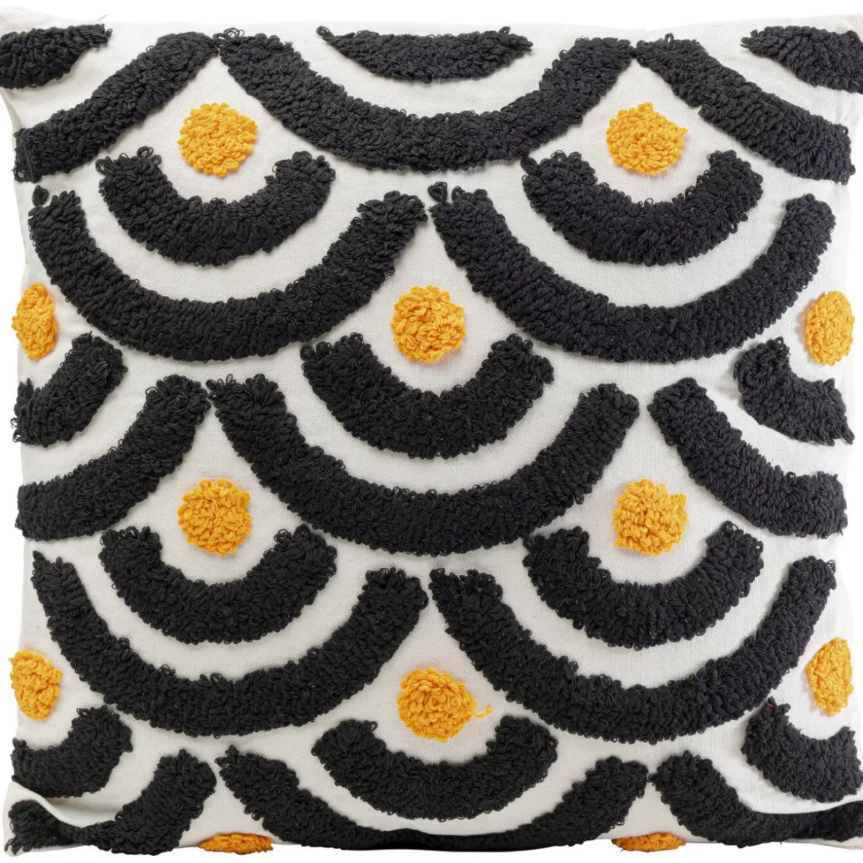 Cuscino decorativo morbido con fantasia cerchi colorati - Design moderno KARE 45x45 cm per arredamento creativo