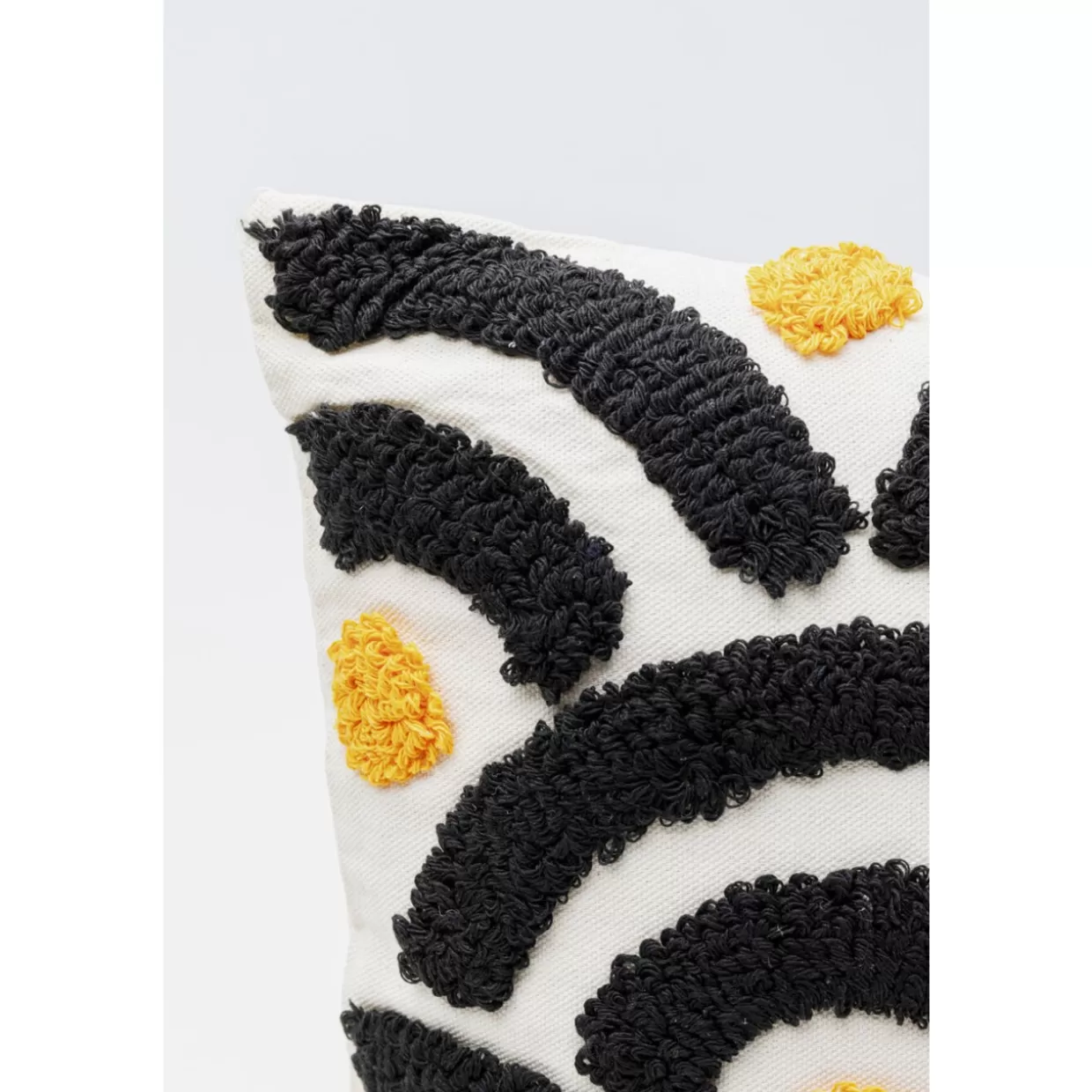 Cuscino decorativo morbido con fantasia cerchi colorati - Design moderno KARE 45x45 cm per arredamento creativo