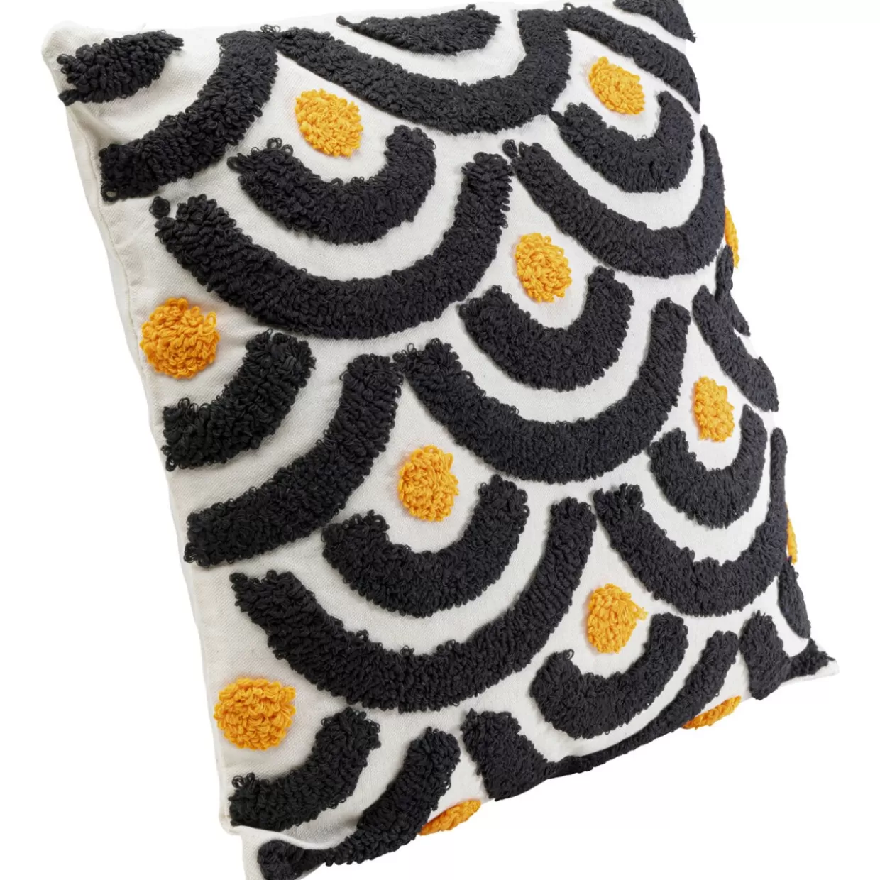 Cuscino decorativo morbido con fantasia cerchi colorati - Design moderno KARE 45x45 cm per arredamento creativo