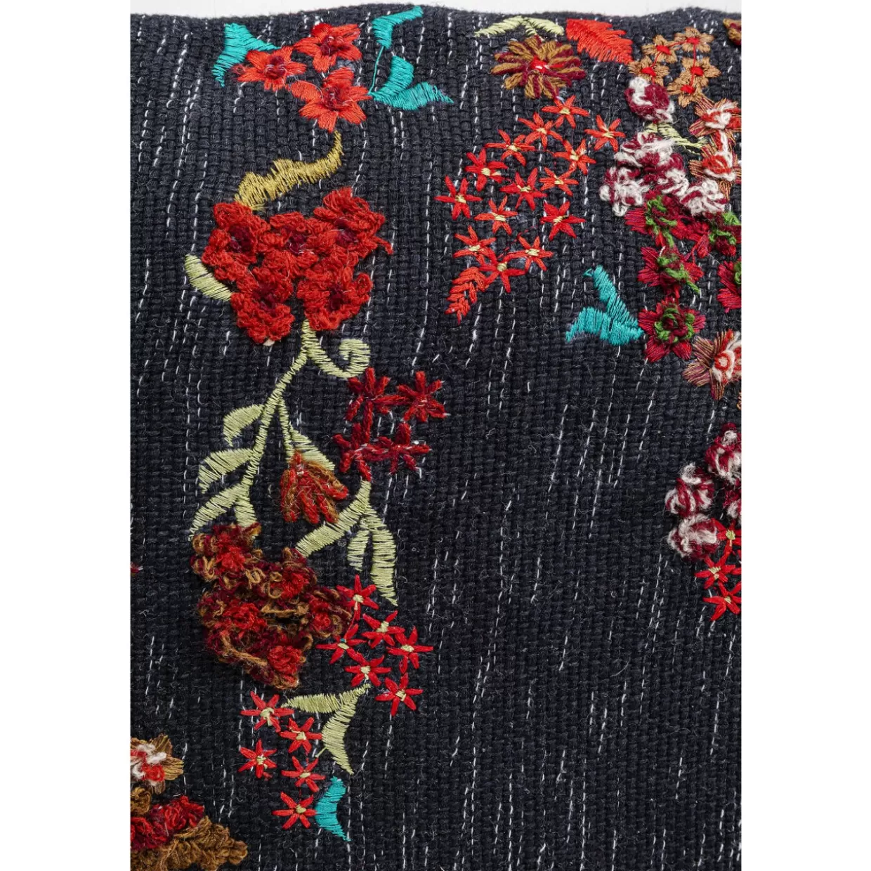 Cuscino Decorativo con Ricamo a Motivo Rampicante - 40x60 cm per Arredamento Moderno | Design Esclusivo KARE 

：1)  2) 