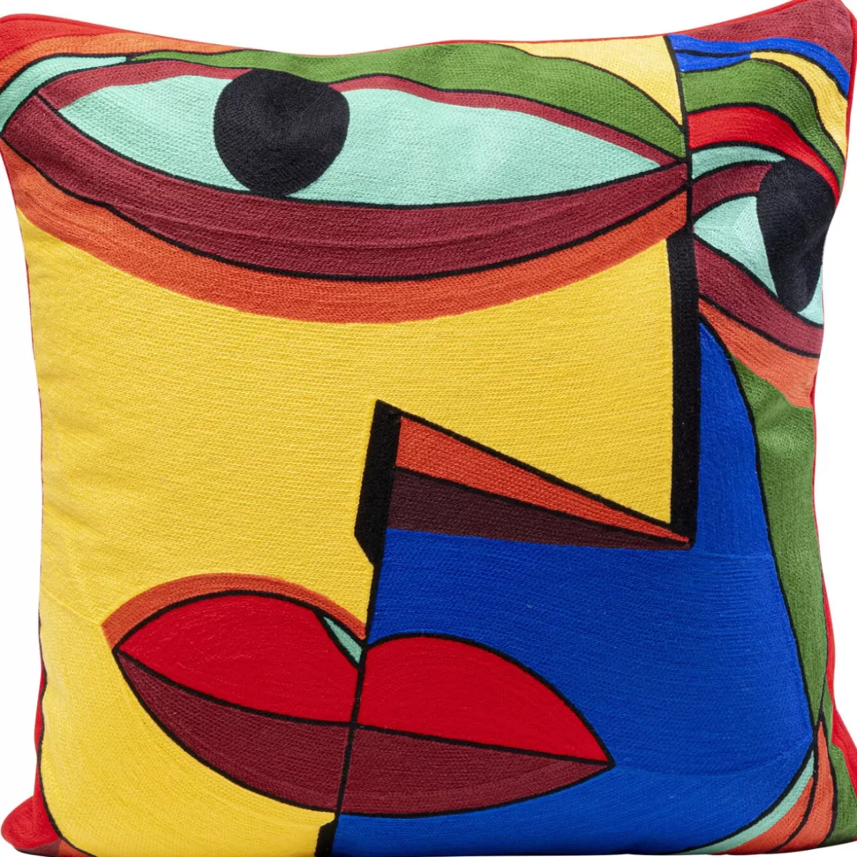 Cuscino Decorativo Moderno KARE Design - Stampa Artistica a Colori Vivaci, Formato Quadrato 50x50 cm per Arredamento Casa