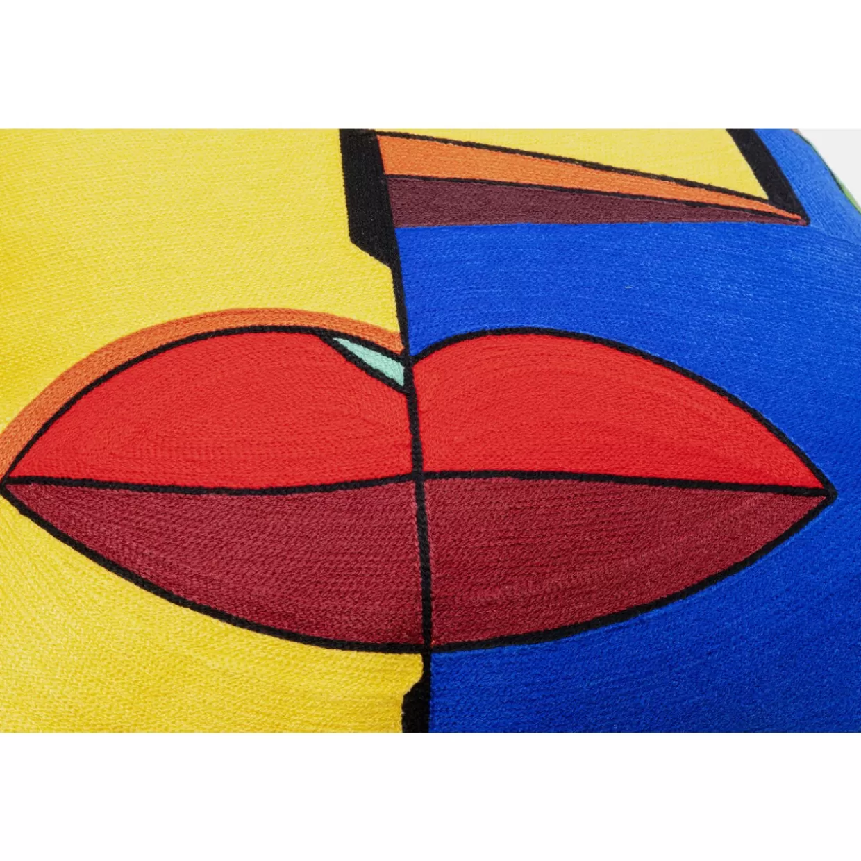 Cuscino Decorativo Moderno KARE Design - Stampa Artistica a Colori Vivaci, Formato Quadrato 50x50 cm per Arredamento Casa
