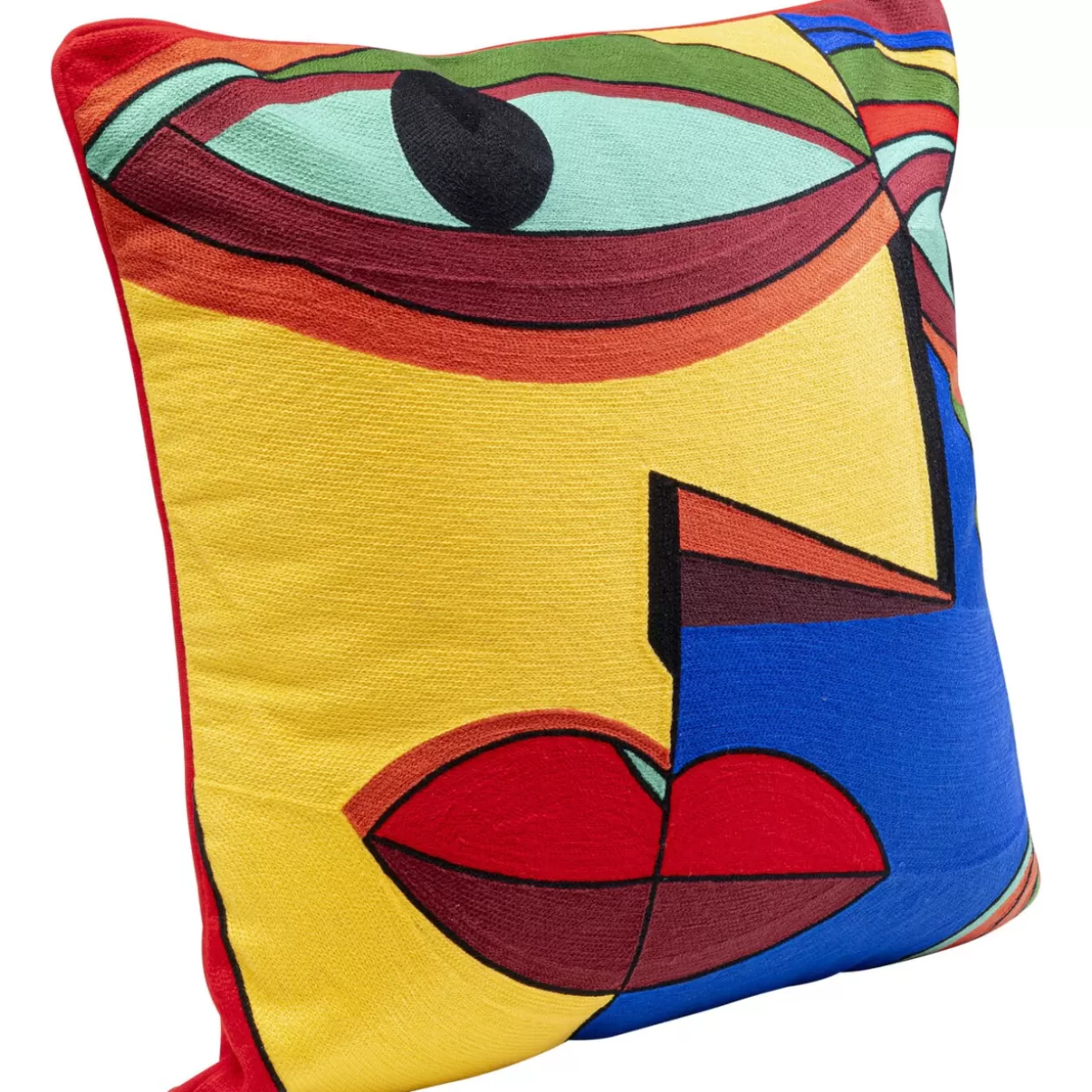 Cuscino Decorativo Moderno KARE Design - Stampa Artistica a Colori Vivaci, Formato Quadrato 50x50 cm per Arredamento Casa