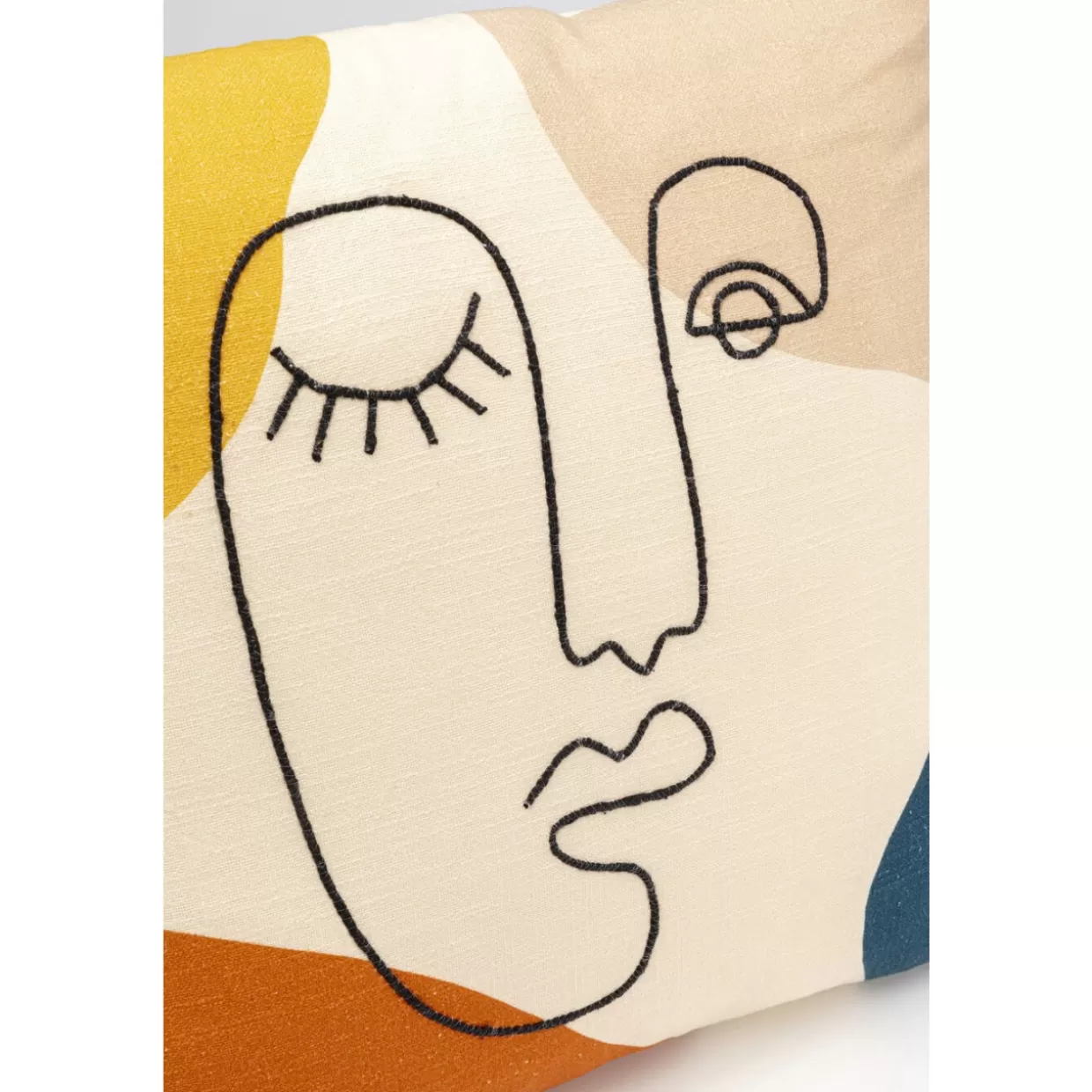 KARE Design - Cuscino Decorativo con Stampa Artistica Multicolore 50x50 cm