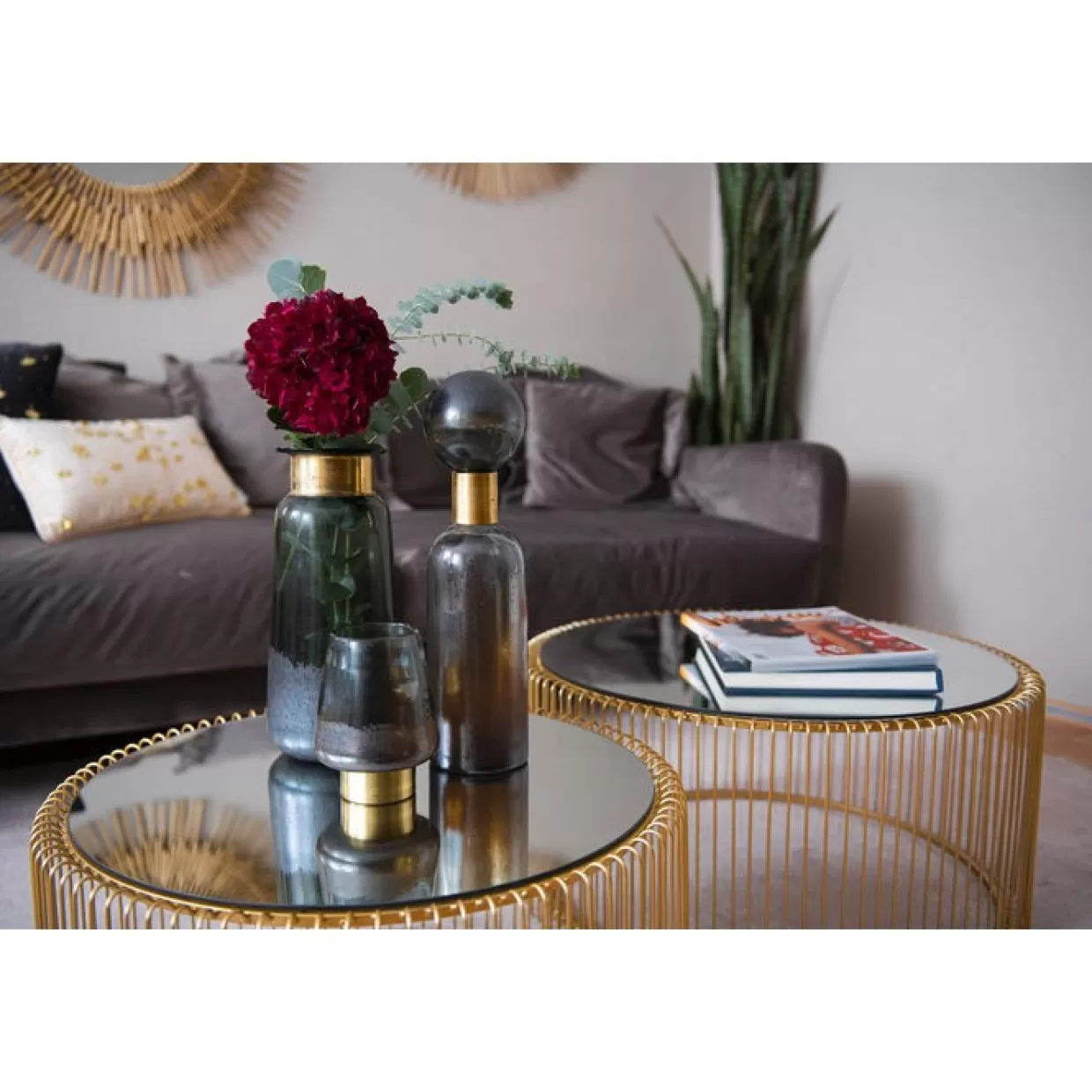 Cuscino Decorativo KARE Design in Tinta Beige con Motivo Foglia di Ginkgo - 28x50 cm, Ideale per Arredamento Moderno