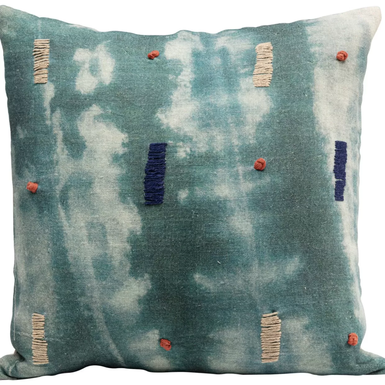 Cuscino Decorativo Mali di KARE Design - Stile Moderno per Soggiorno e Camera, 45x45 cm con Stampa Geometrica