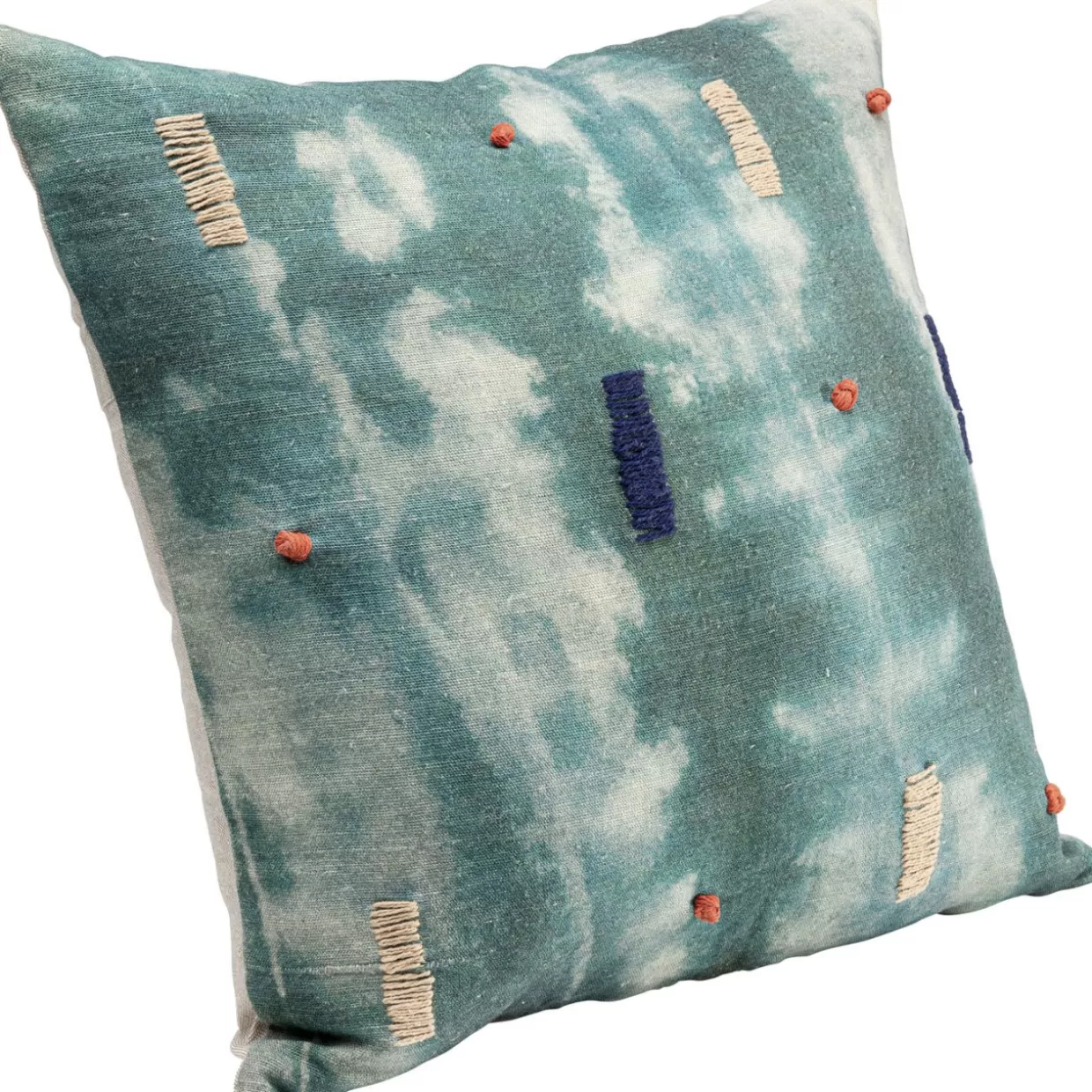 Cuscino Decorativo Mali di KARE Design - Stile Moderno per Soggiorno e Camera, 45x45 cm con Stampa Geometrica