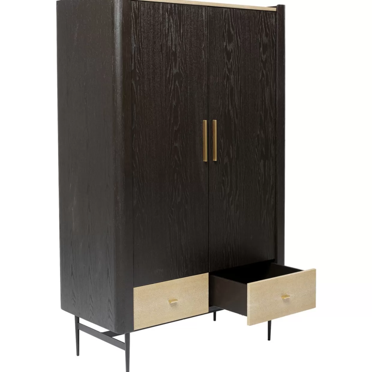Armadio Elegante con Ripiani Modulari - Progettazione Milano 180x110 cm per Camera da Letto Moderna