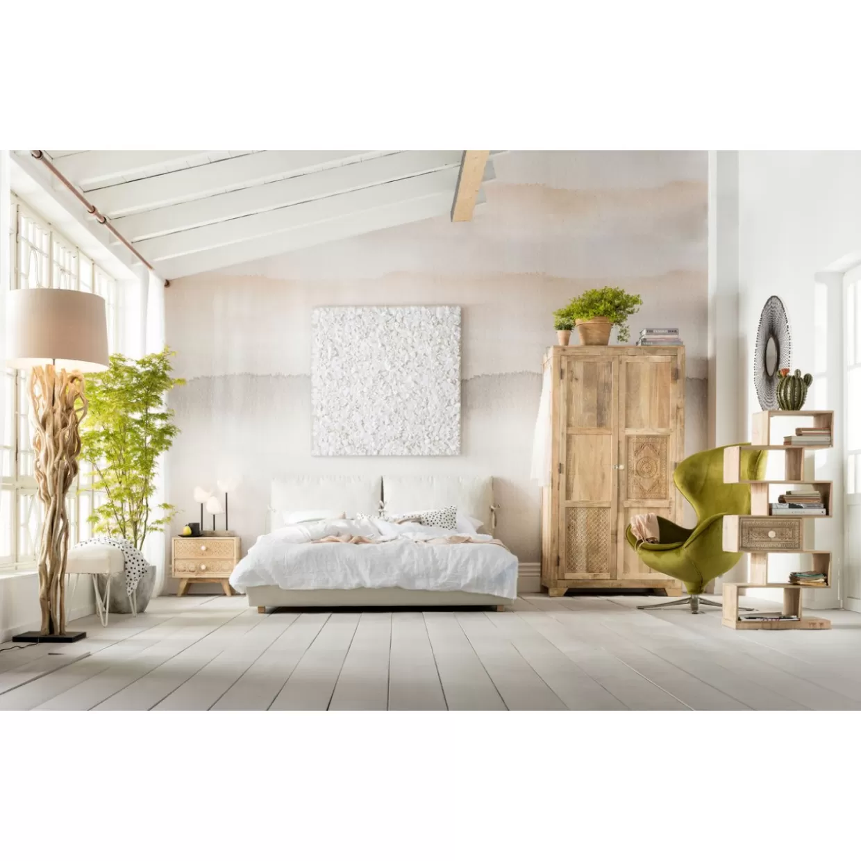 Armadio Moderno Puro con Scaffalatura Integrata | Linea Essenziale by KARE Design