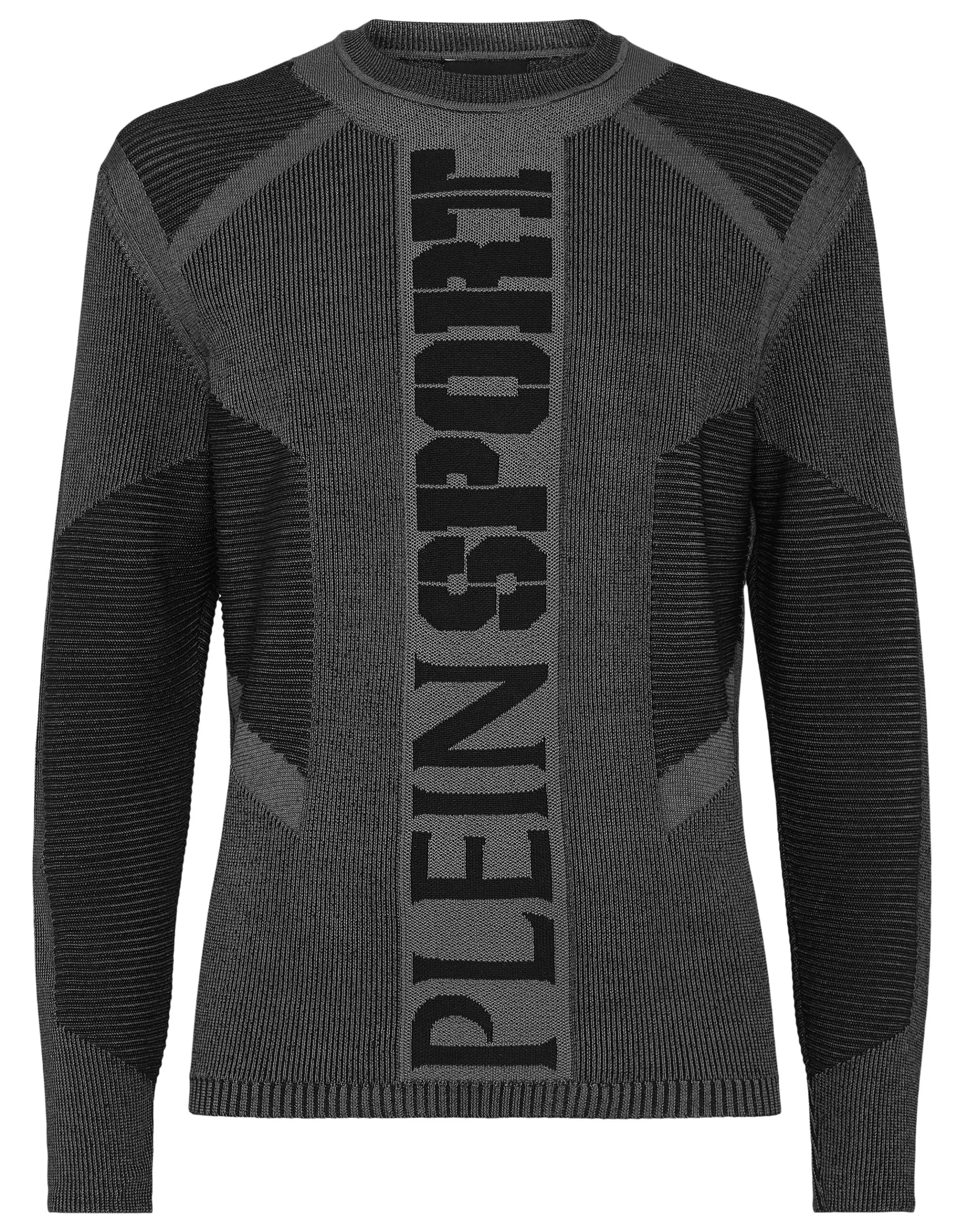 Plein Sport Uomo – Maglione Classico in Maglia Confortevole con Maniche Lunghe per Look Casual e Sportivo