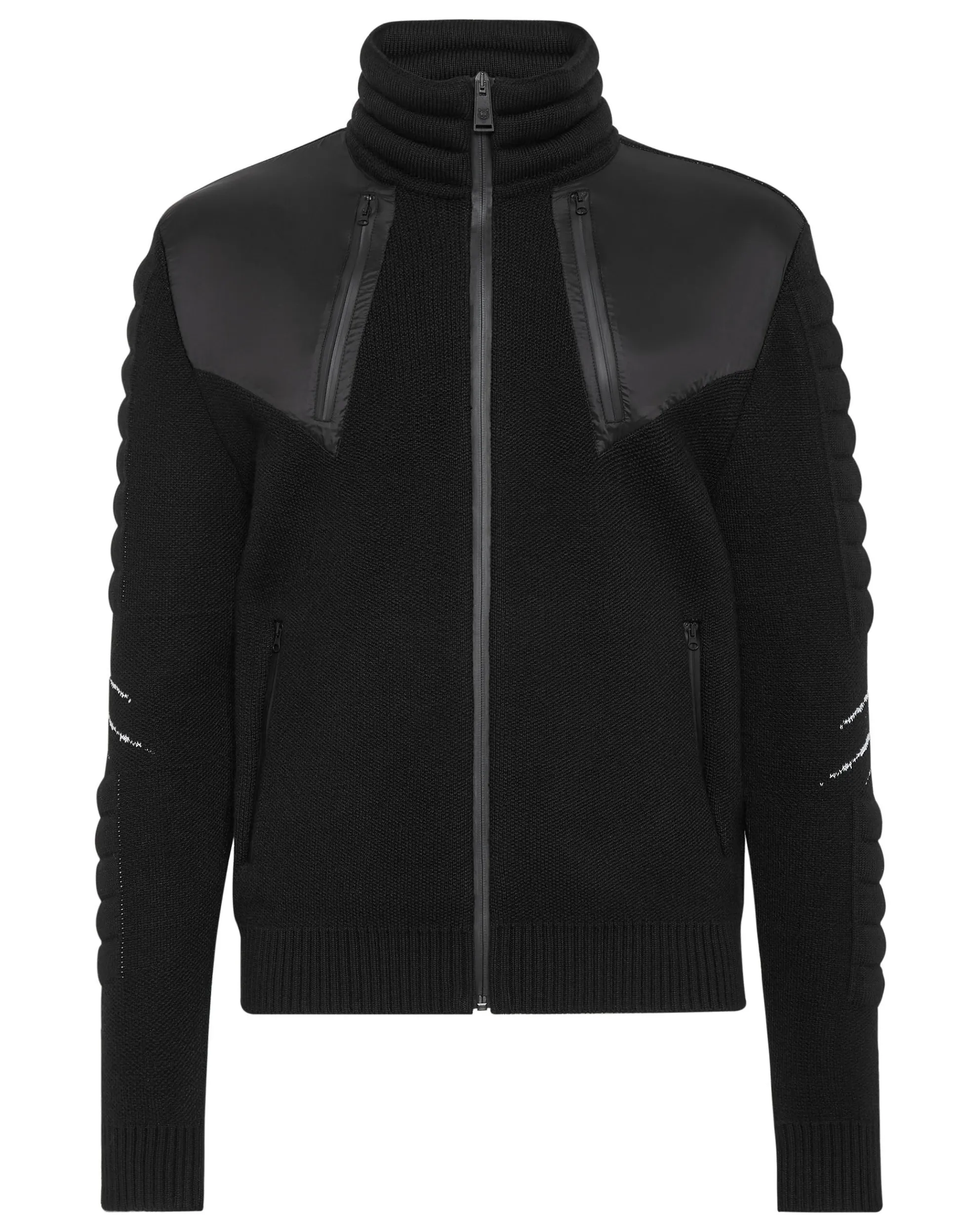 Plein Sport Felpa con Zip Uomo - Felpa Sportiva Motivo Tiger, Cappuccio Casual Elegante, Stile Urbano Confortevole