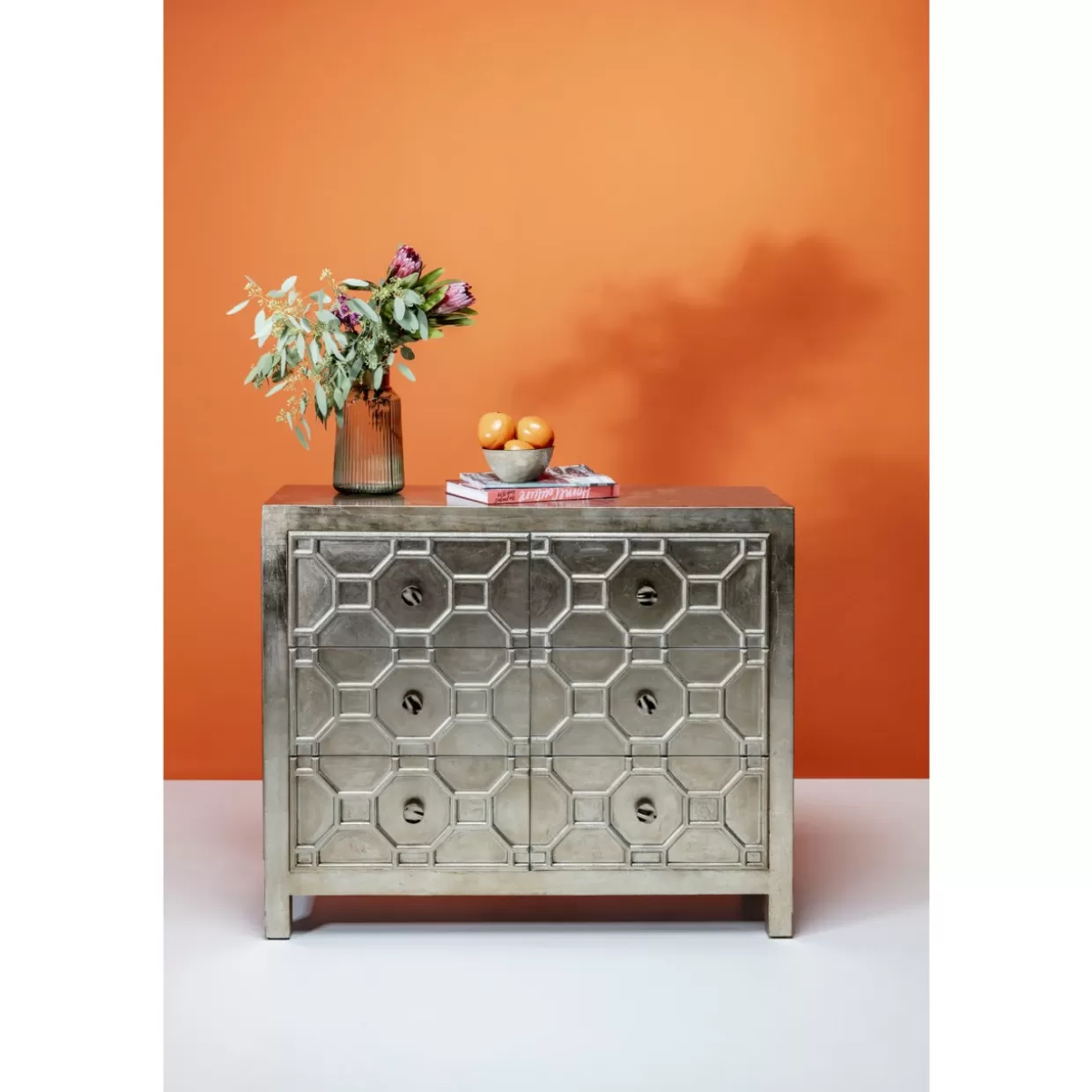 KARE Design Comò Alhambra 108 cm con Credenza - Linea Moderna per Arredamento Contemporaneo