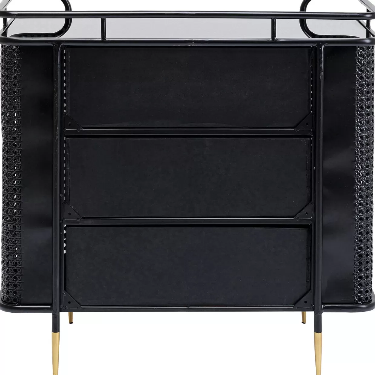 Comò e Credenze Moderne KARE Design Linea Fence - Soluzione Abitativa Compatta 80x80 cm, Stile Contemporaneo con Design Modulare