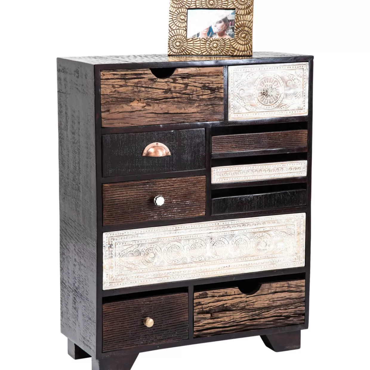 KARE Design - Comò Finca con 10 Cassetti e Credenza, Design Accattivante per un Arredamento Moderno e Funzionale