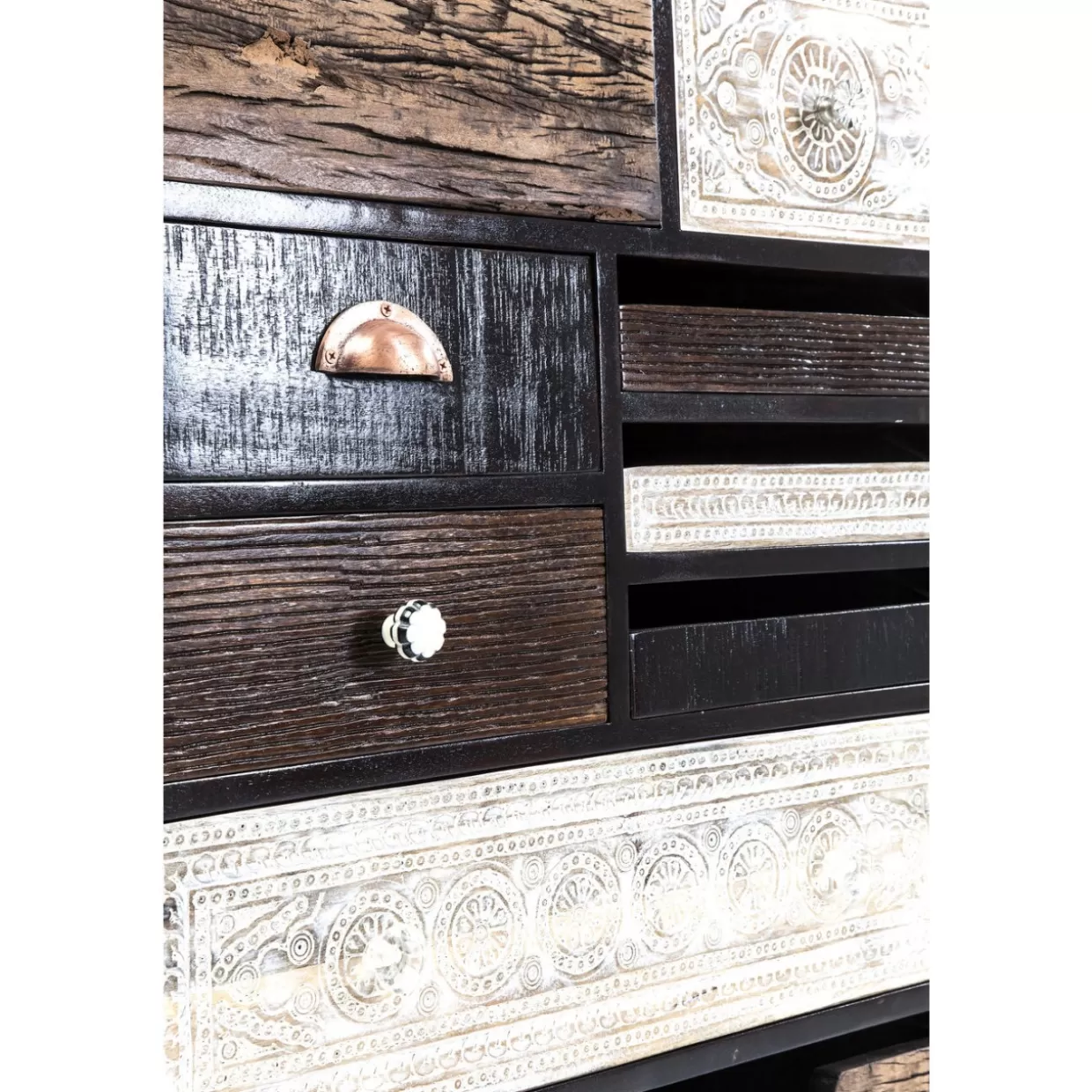KARE Design - Comò Finca con 10 Cassetti e Credenza, Design Accattivante per un Arredamento Moderno e Funzionale