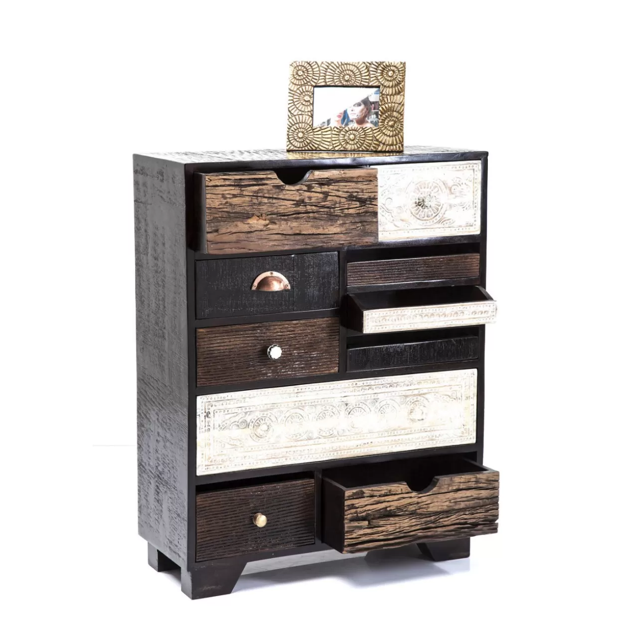 KARE Design - Comò Finca con 10 Cassetti e Credenza, Design Accattivante per un Arredamento Moderno e Funzionale