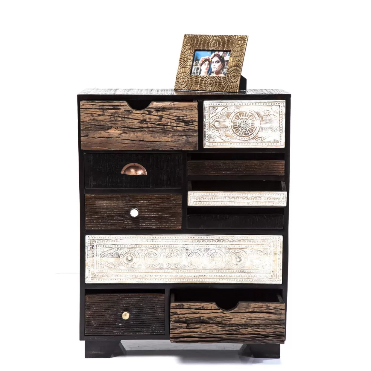 KARE Design - Comò Finca con 10 Cassetti e Credenza, Design Accattivante per un Arredamento Moderno e Funzionale
