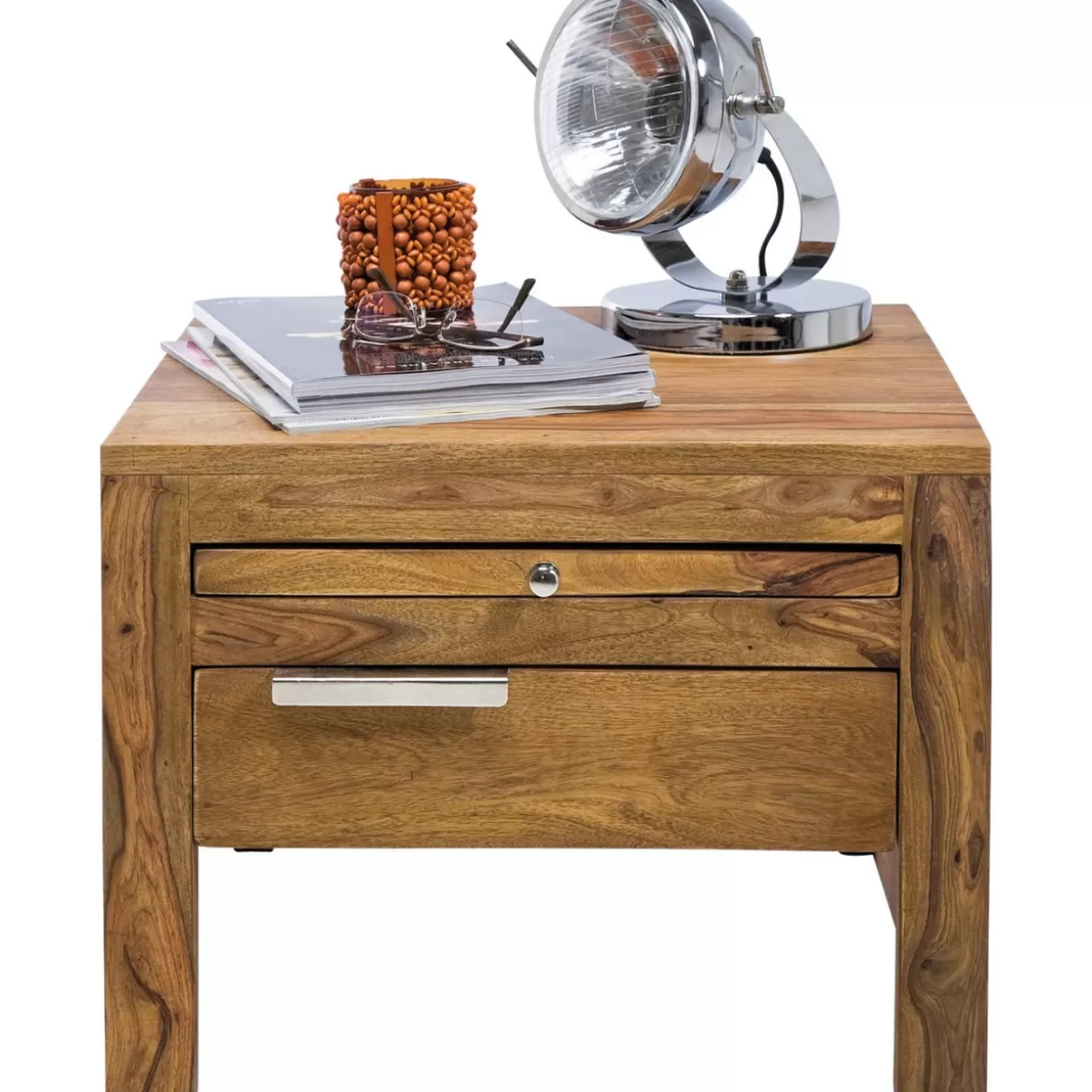 KARE Design - Comò e Credenze Funzionali | Comò Compacto Design Autentico 50x50 cm, Soluzioni Moderne per Arredamento Elegante