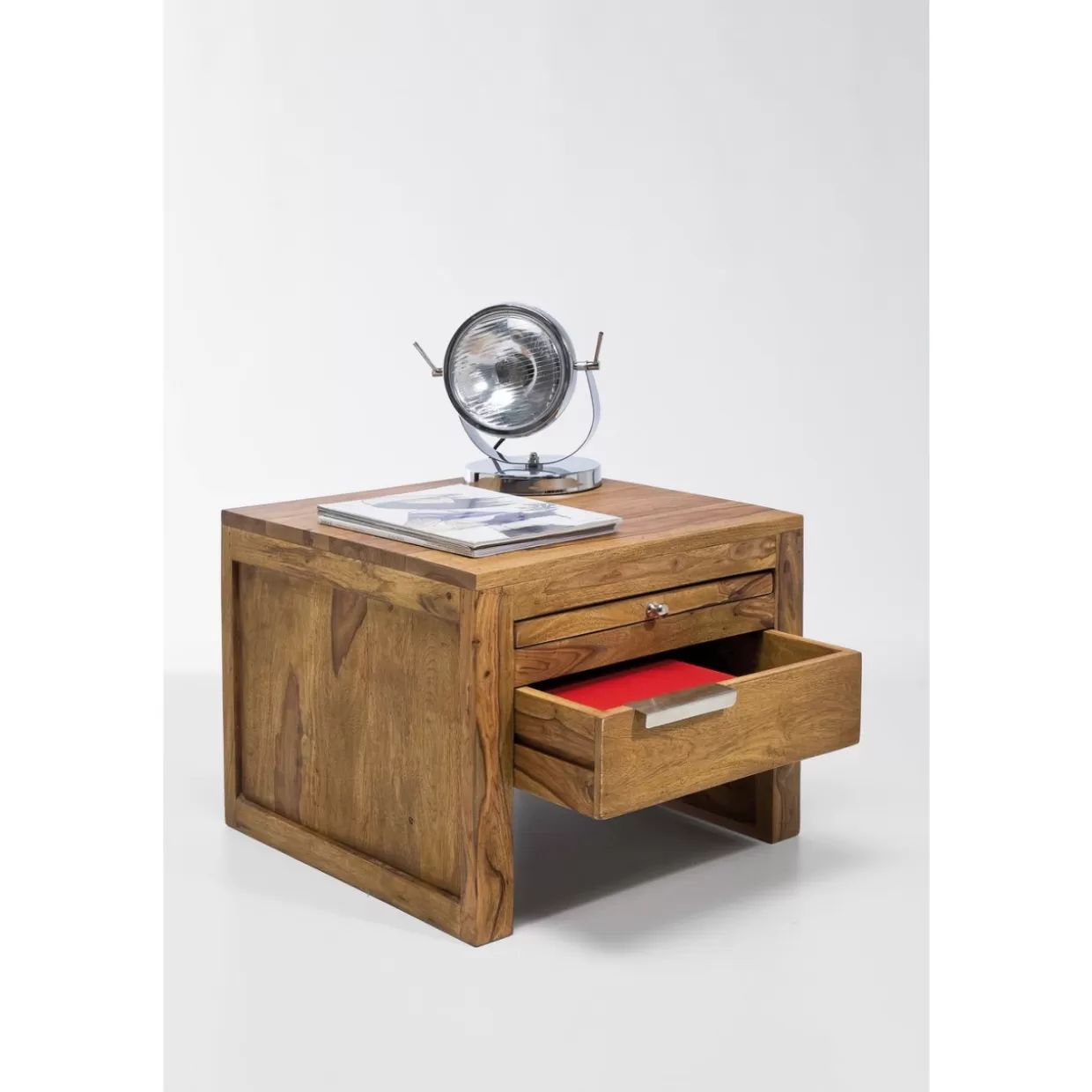 KARE Design - Comò e Credenze Funzionali | Comò Compacto Design Autentico 50x50 cm, Soluzioni Moderne per Arredamento Elegante