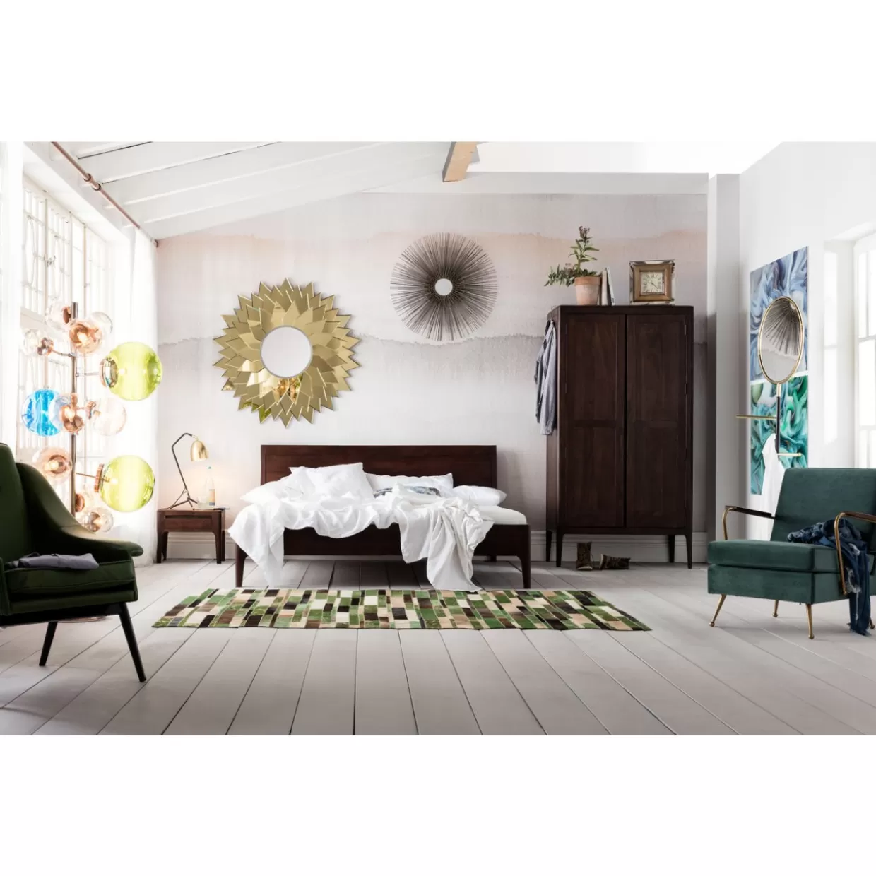 Comò Moderno KARE Design | Credenza Brooklyn in Noce 40x50 cm - Soluzioni Eleganti per Spazi Compatti
