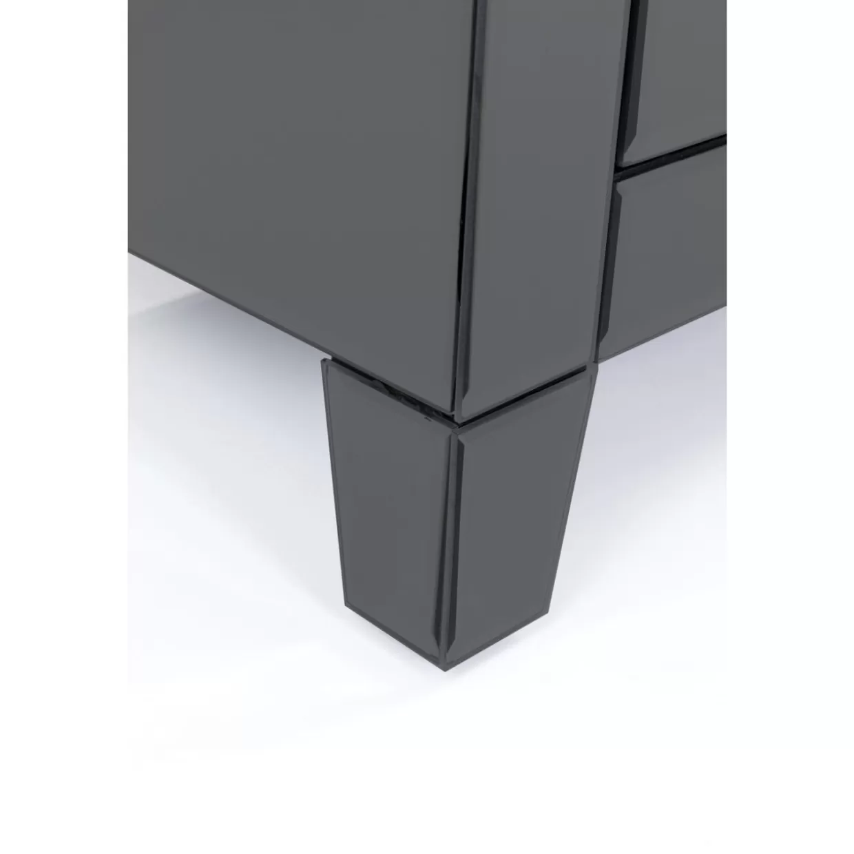 Comò Moderno Klein a 2 Ante con Effetto Laccato - Grigio Perla per Soggiorno Design Esclusivo KARE