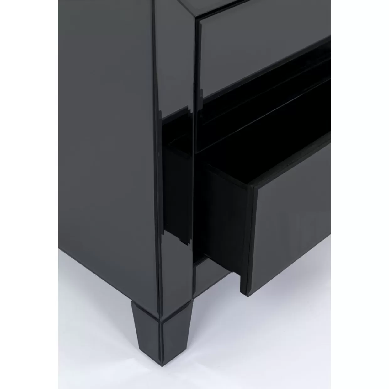 Comò Moderno Klein a 2 Ante con Effetto Laccato - Grigio Perla per Soggiorno Design Esclusivo KARE