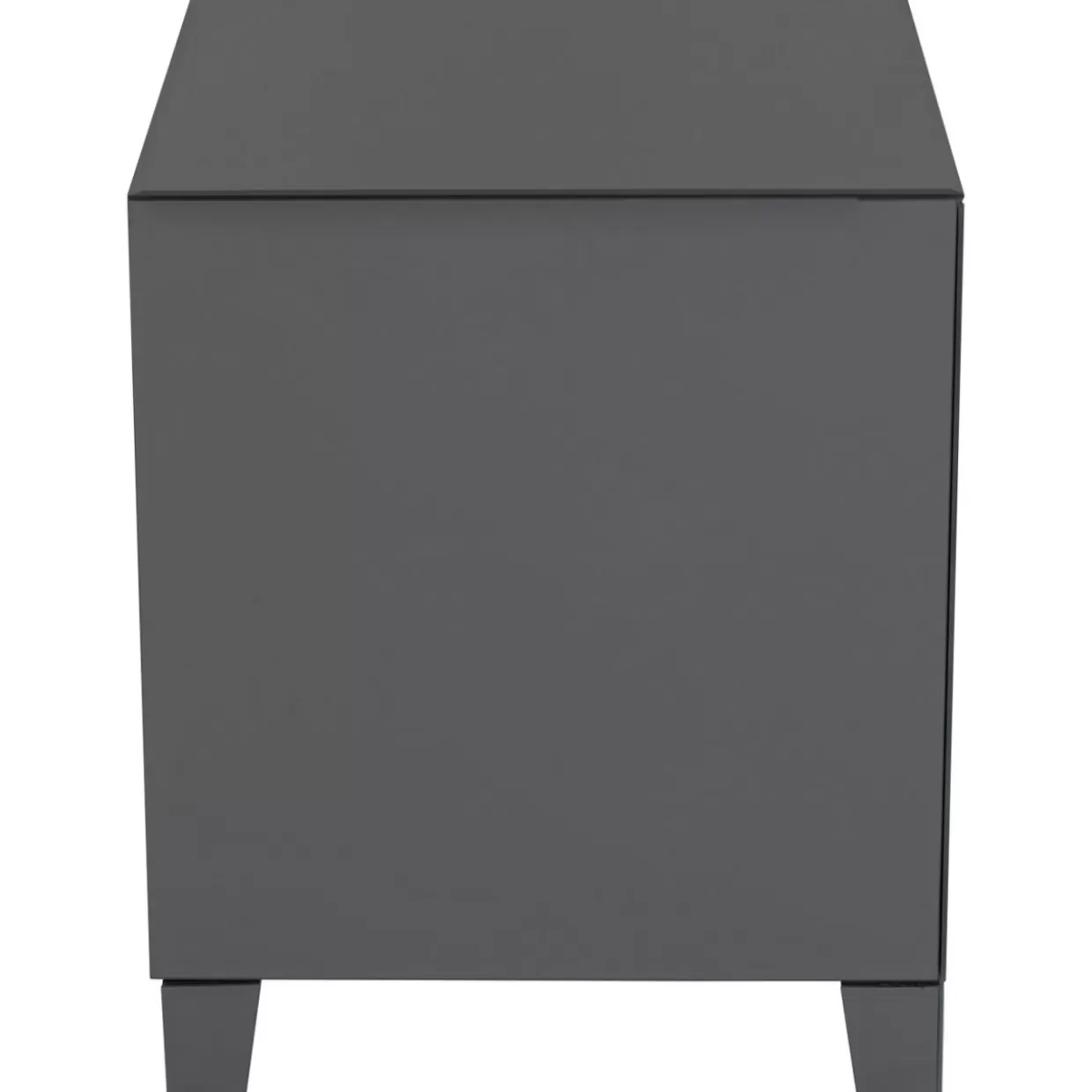 Comò Moderno Klein a 2 Ante con Effetto Laccato - Grigio Perla per Soggiorno Design Esclusivo KARE