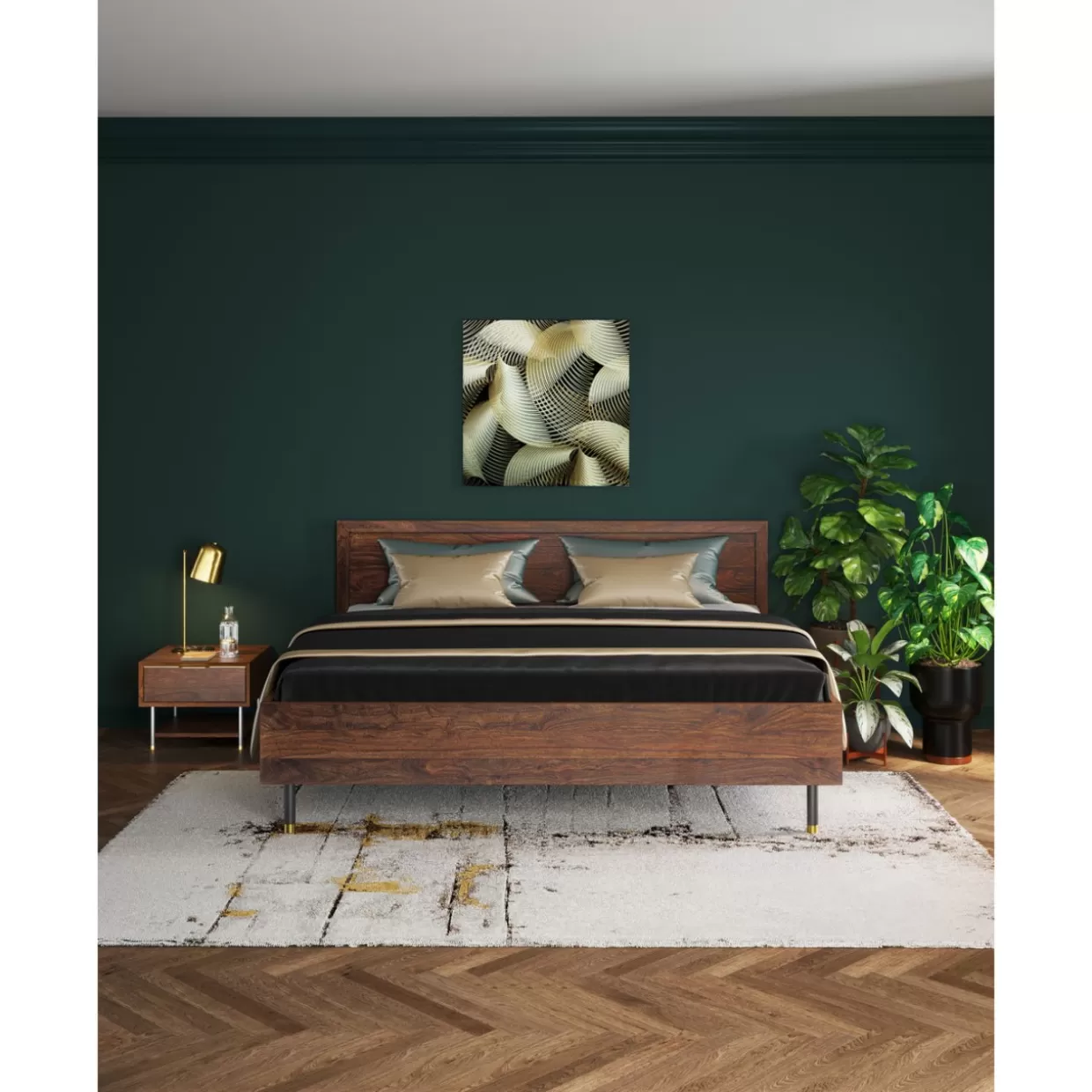 Comò Ravello Design Moderno 50x50 cm - Credenza Compatta KARE per Arredamenti Funzionali