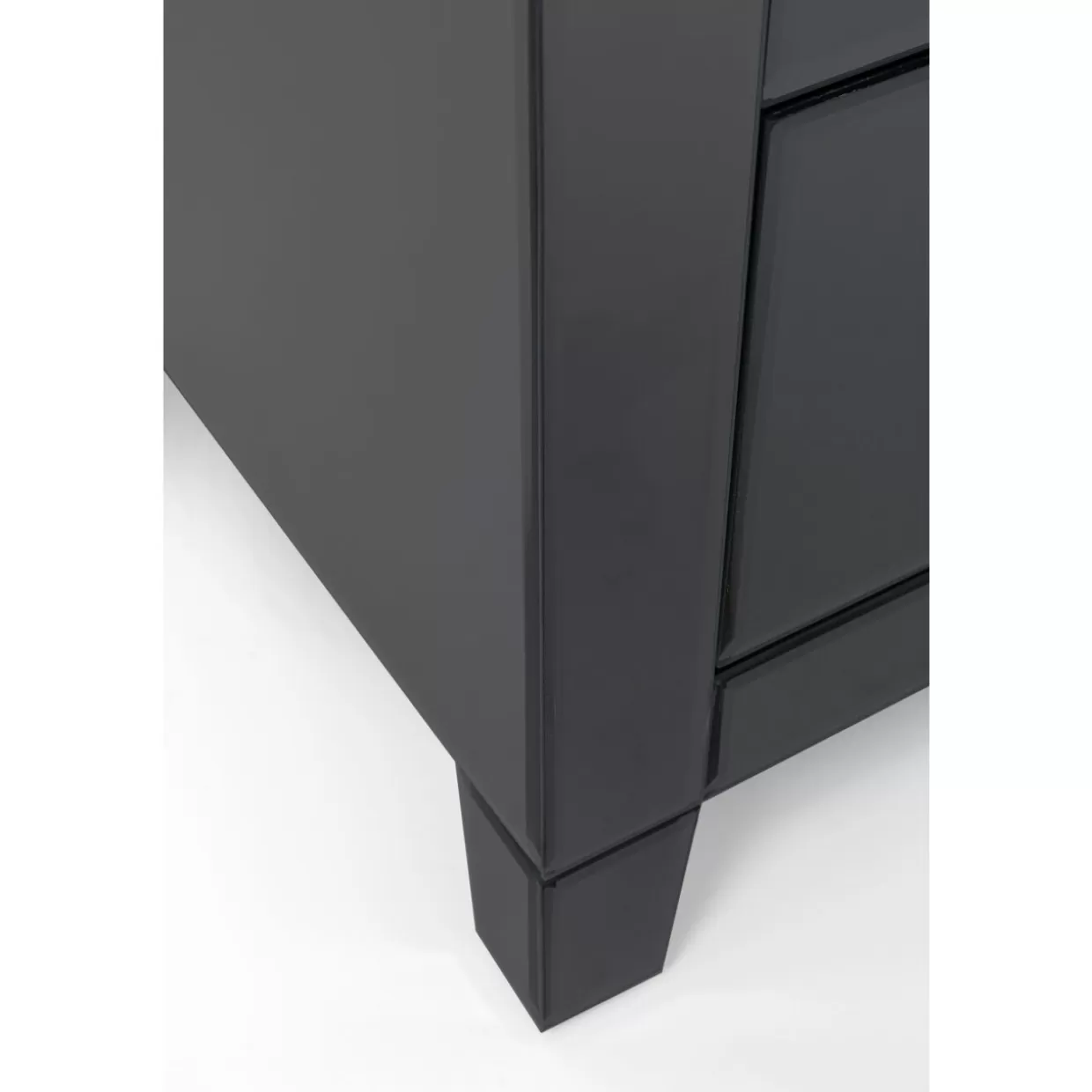 KARE Design Comò Elegante con 3 Cassetti | Credenza Moderna Grigio Antracite, Sistema di Apertura Soft-Touch
