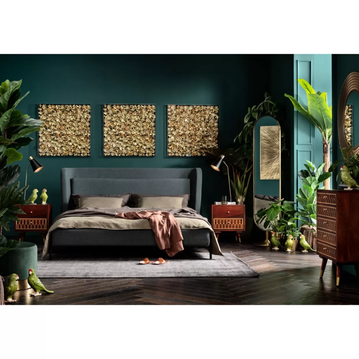 Comò Muskat 5 cassetti in stile contemporaneo - Credenze funzionali KARE Design per organizzazione elegante