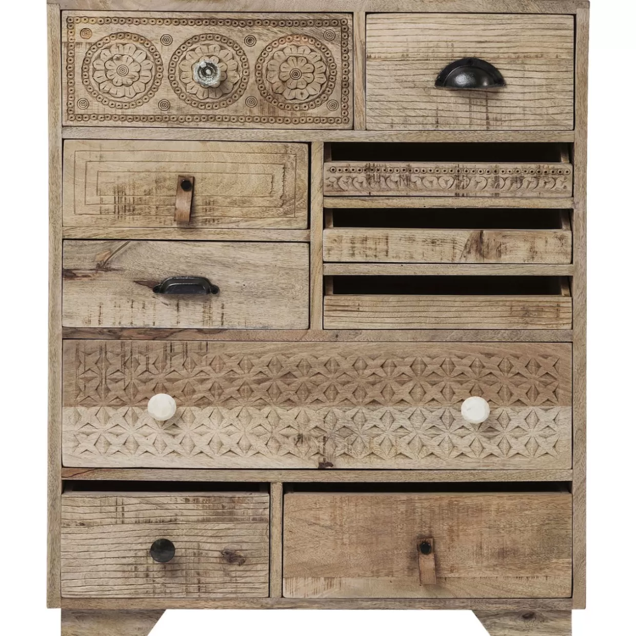 KARE Design - Comò e Credenze Moderne | Modello Puro con 10 Ante per Arredamento Elegante 

(：，，