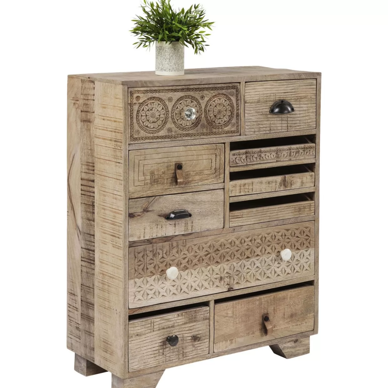 KARE Design - Comò e Credenze Moderne | Modello Puro con 10 Ante per Arredamento Elegante 

(：，，