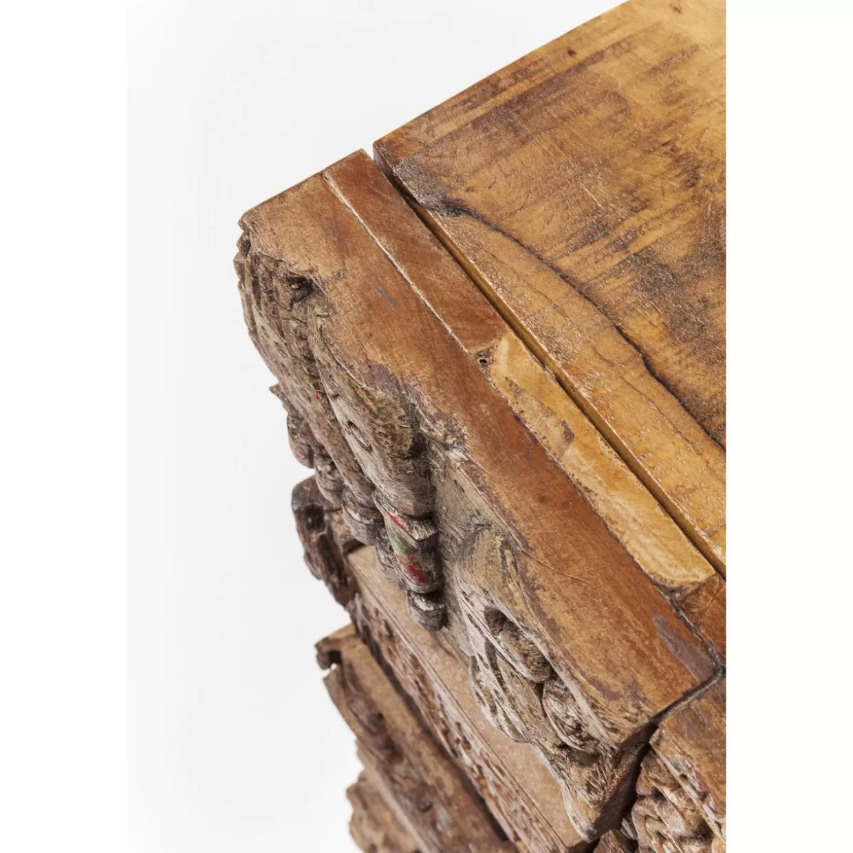 KARE Design - Comò Shanti con Effetto Puzzle Sorpresa e Motivi Naturali | Credenze Creative per Arredamento Zen 

（，