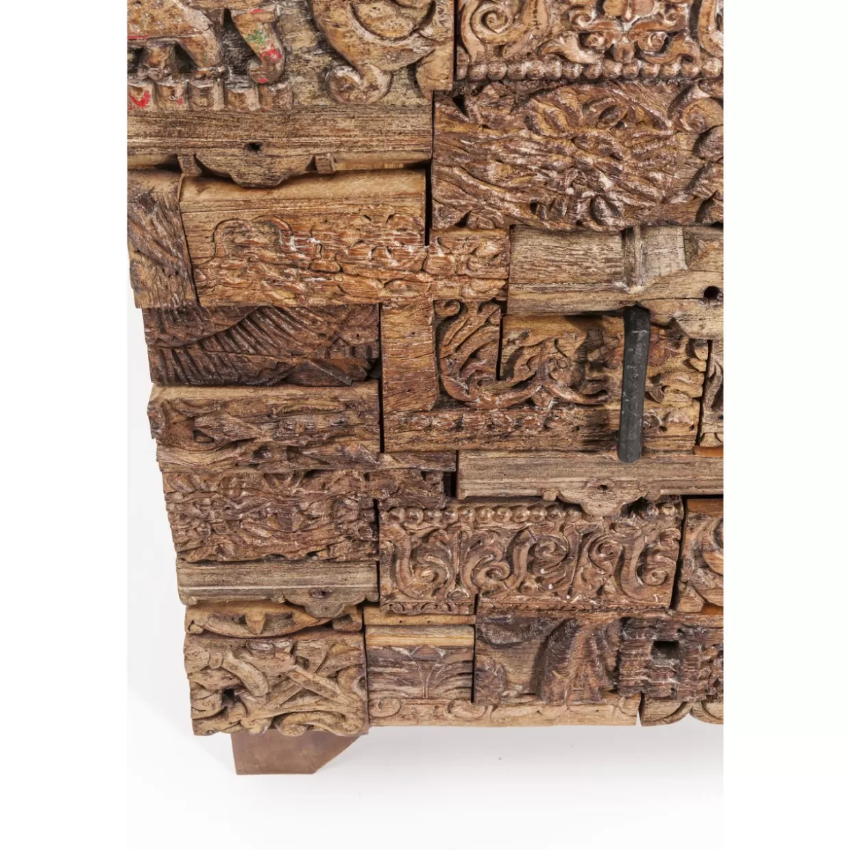 KARE Design - Comò Shanti con Effetto Puzzle Sorpresa e Motivi Naturali | Credenze Creative per Arredamento Zen 

（，