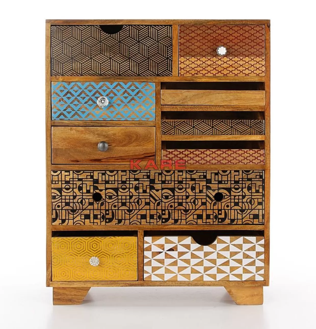 Comò Design Sole 10 Ante - Credenze Moderne KARE Collection | Mobile con Cassetti Elegante Collezione Esclusiva