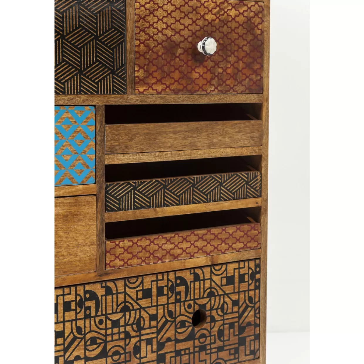 Comò Design Sole 10 Ante - Credenze Moderne KARE Collection | Mobile con Cassetti Elegante Collezione Esclusiva
