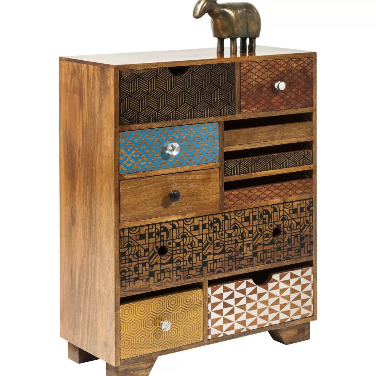 Comò Design Sole 10 Ante - Credenze Moderne KARE Collection | Mobile con Cassetti Elegante Collezione Esclusiva