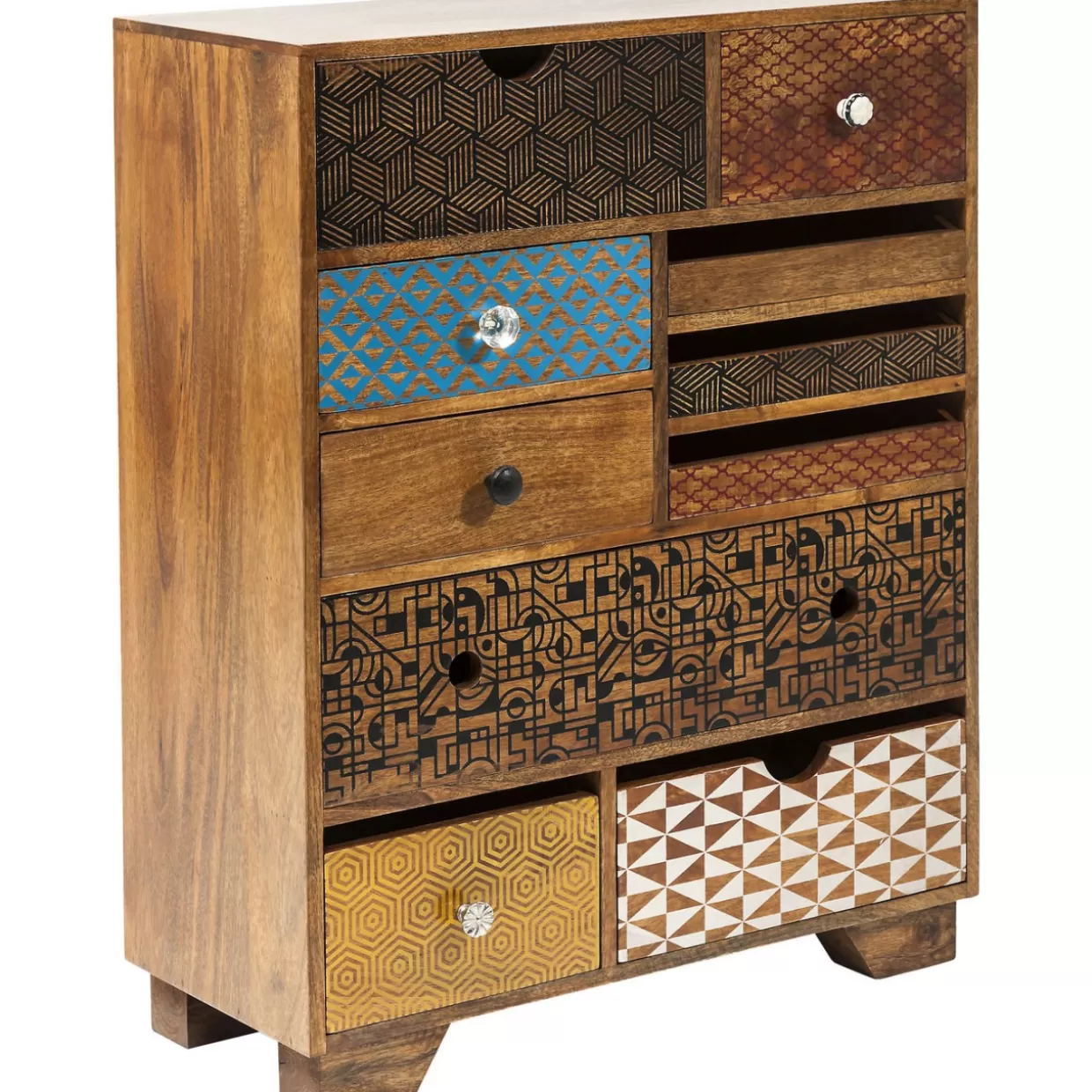Comò Design Sole 10 Ante - Credenze Moderne KARE Collection | Mobile con Cassetti Elegante Collezione Esclusiva