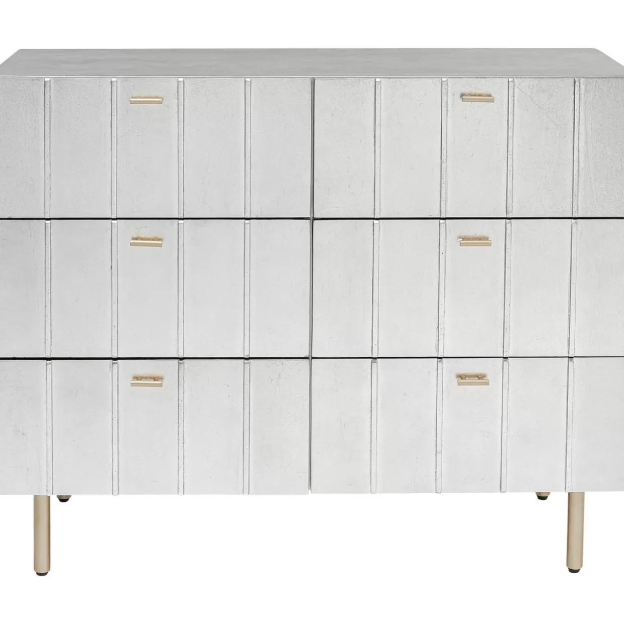 Comò Moderno KARE Design Linea Venezia 106 - Credenza Elegante con Cassetti per Soggiorno o Camera da Letto, Arredamento Contemporaneo con Finiture Lucide