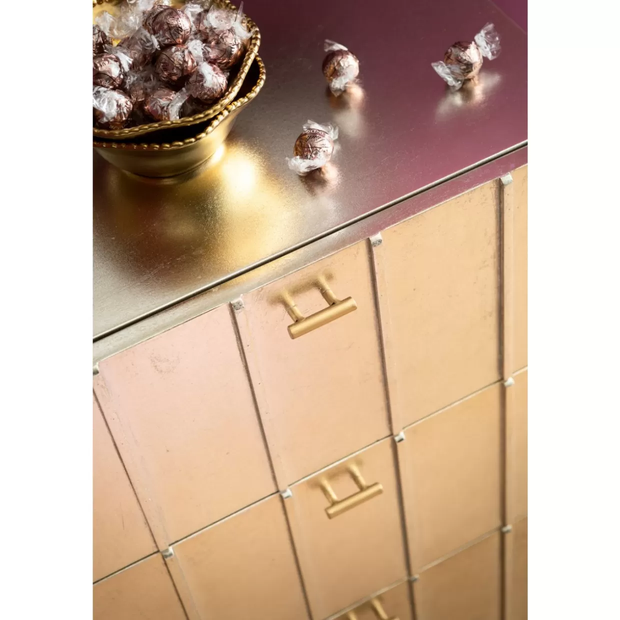 Comò Moderno KARE Design Linea Venezia 106 - Credenza Elegante con Cassetti per Soggiorno o Camera da Letto, Arredamento Contemporaneo con Finiture Lucide