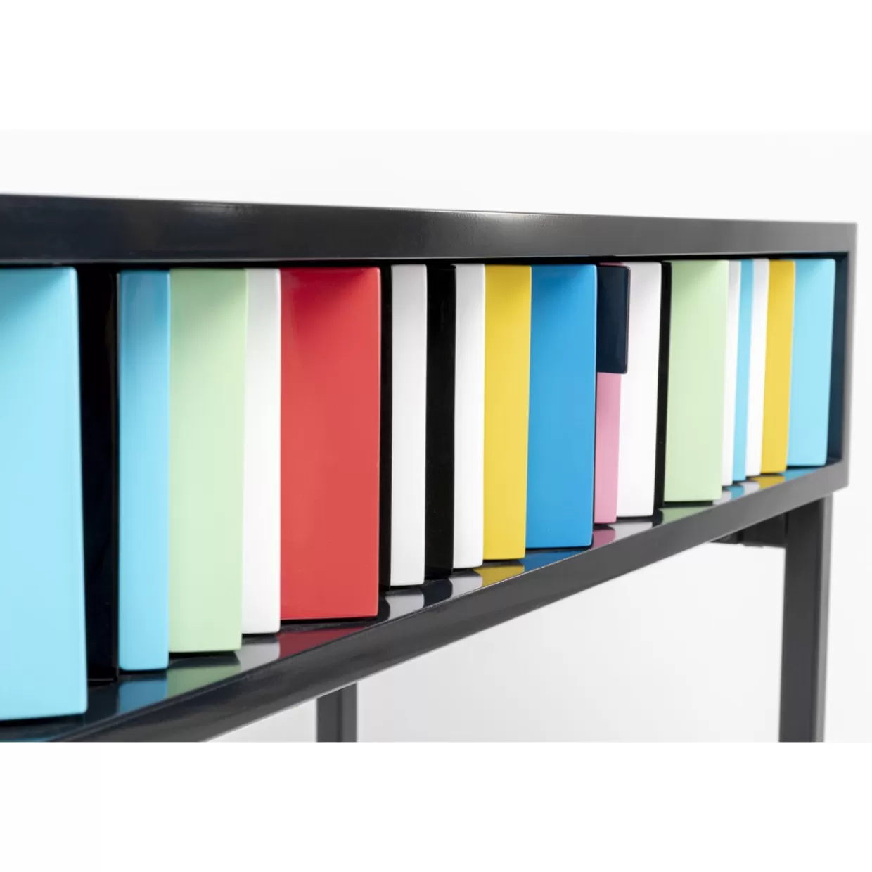 Consolle Concertina Colorata - Mobile Elegante con Design Moderno 136x40 cm - KARE Collezioni per Soggiorno