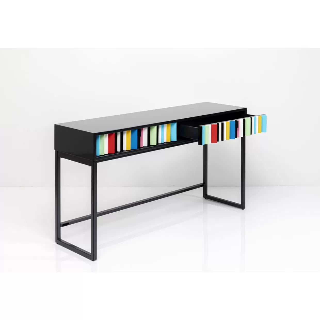 Consolle Concertina Colorata - Mobile Elegante con Design Moderno 136x40 cm - KARE Collezioni per Soggiorno