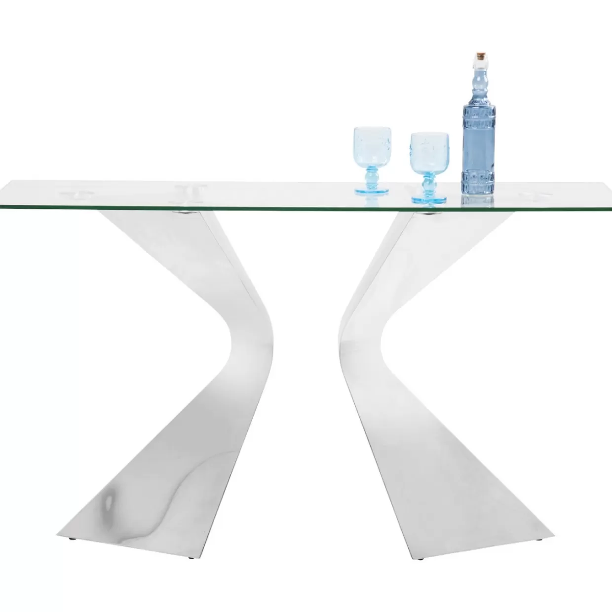Cristalli Glamour con rifiniture cromate - Linea Gloria di KARE Design per credenze e consolle d'arredo moderno