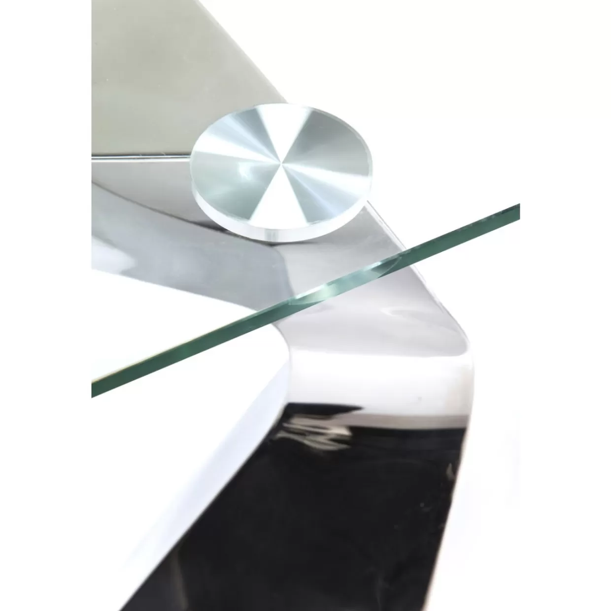 Cristalli Glamour con rifiniture cromate - Linea Gloria di KARE Design per credenze e consolle d'arredo moderno