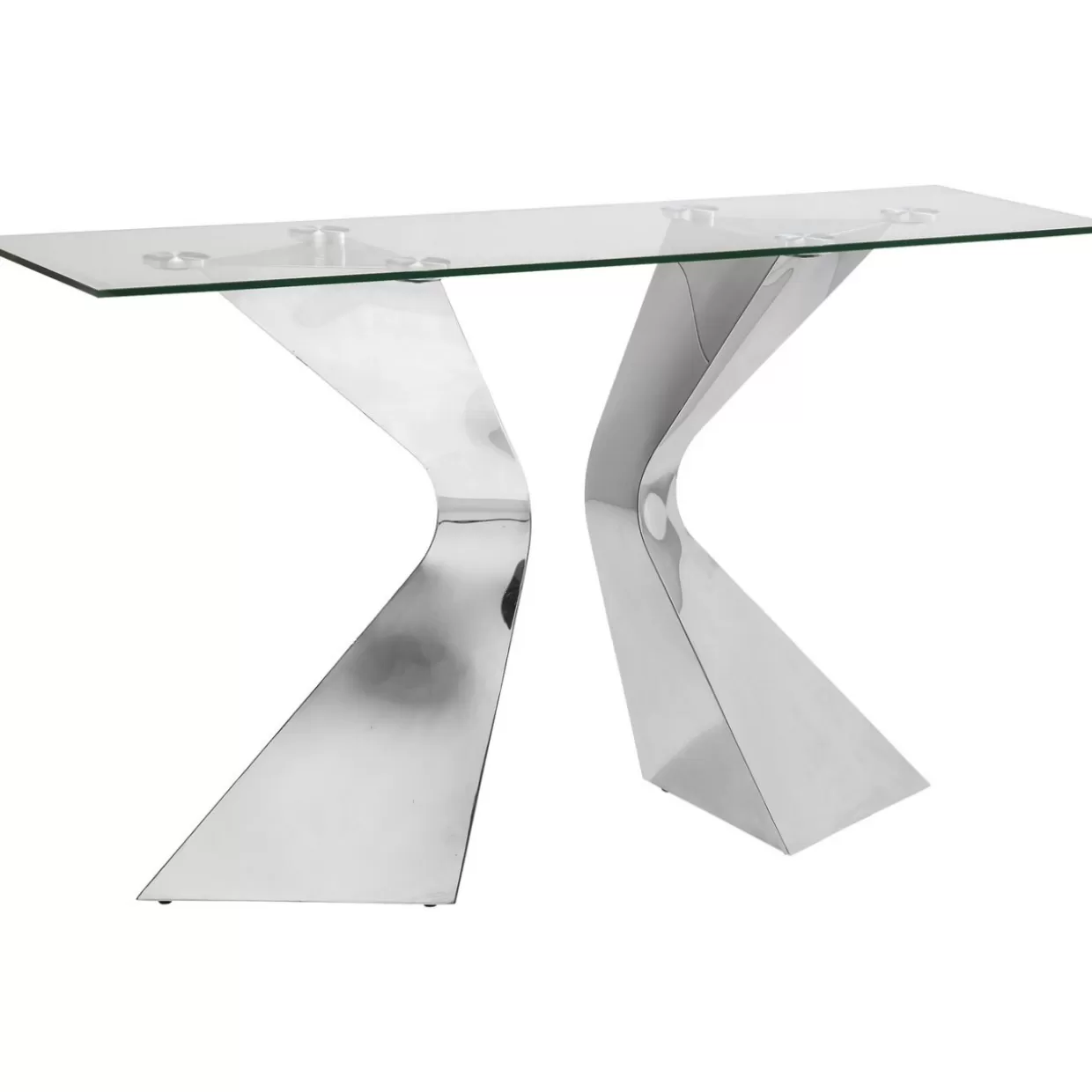 Cristalli Glamour con rifiniture cromate - Linea Gloria di KARE Design per credenze e consolle d'arredo moderno