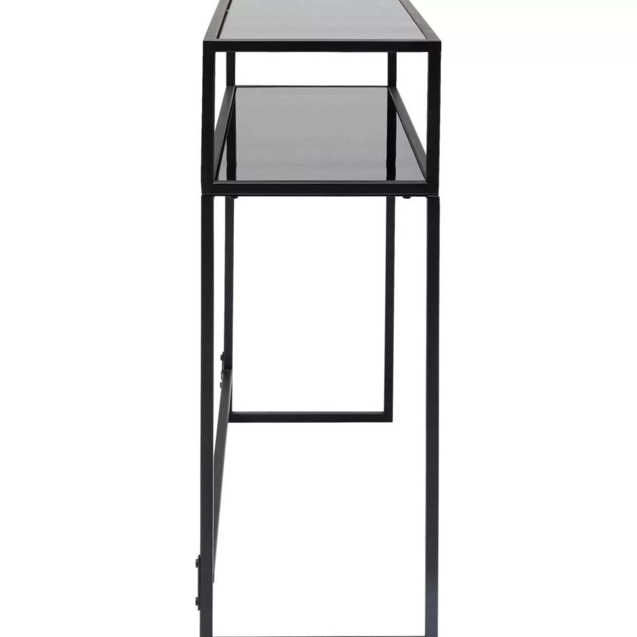 Credenza design stile loft moderna in finitura nera - 80x85 cm per ambienti contemporanei (KARE Design)