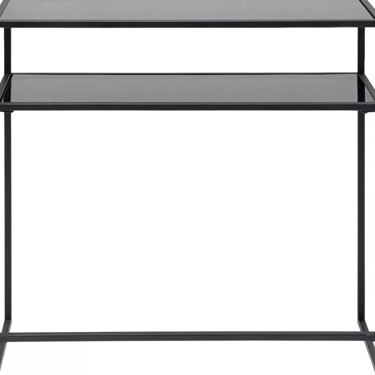 Credenza design stile loft moderna in finitura nera - 80x85 cm per ambienti contemporanei (KARE Design)